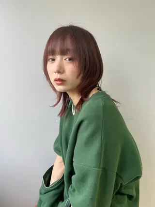 ショート カラー ロングウルフ🤍渋谷 🤍Mizukiのヘアスタイル