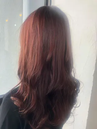 セミロング カラー 髪質改善&ブリーチ 伊勢 祐一郎のヘアスタイル