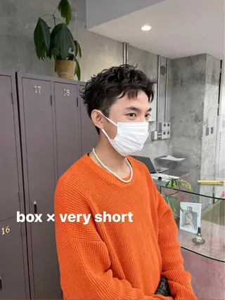 パーマ メンズ フェザーパーマ/ 山口大輝のヘアスタイル