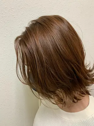 ミディアム エンドウ ミノリ🤎 /半個室/レイヤーのヘアスタイル