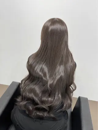 ロング ✨津田佐功/兵庫三宮 /カラー/縮毛矯正✨のヘアスタイル