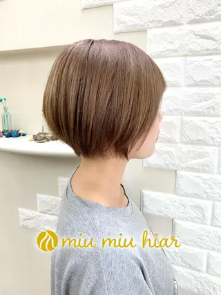ショート カラー ビューティー　クララ所属・🌈miu miu hair✂️💕のヘアスタイル