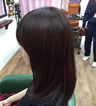 ミディアム セミロング カラー kou艶髪師色髪師 こう 艶髪師色髪師のヘアスタイル