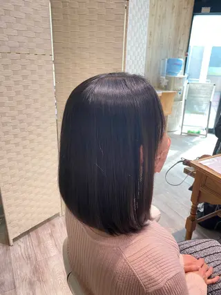 セミロング LA•BEAU赤羽店所属・LA•BEAU赤羽店 のんのヘアスタイル