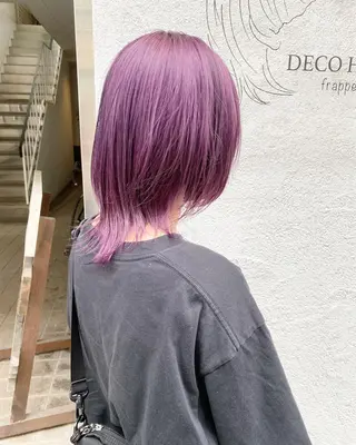 カラー ブリーチカラー よねだまことのヘアスタイル