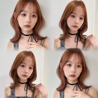 ミディアム 髪質改善サロン Aster 天神大名店 【アスター】所属・ワンホンヘア× ベージュ🤍ひな🤍のヘアスタイル