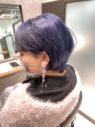 ショート カラー 似合わせ小顔ショート /akane🐰♥️のヘアスタイル