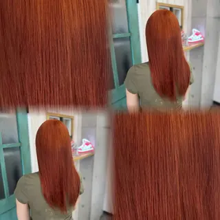 セミロング カラー 髙橋 李里亜のヘアスタイル