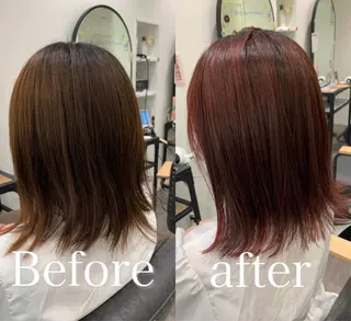 ミディアム 【酸性ストレート】 宮下和明のヘアスタイル