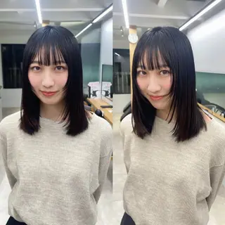 ミディアム noa/ 渋谷のヘアスタイル