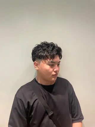 パーマ メンズ acroあべの店所属・🧸ブリーチモデル /透明感🎀のヘアスタイル