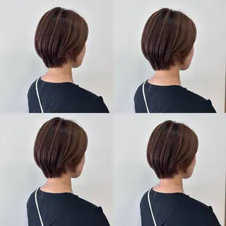 ショート 1/f hair space所属・河口 友里のヘアスタイル