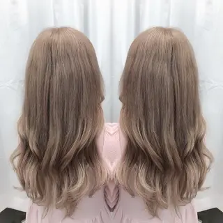 ロング カラー 韓国ヘア🤍髪質改善 🇰🇷AKANEのヘアスタイル