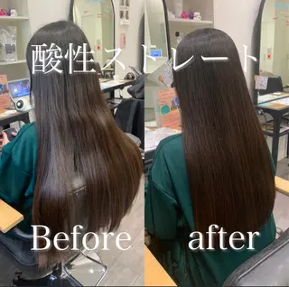 ロング 【酸性ストレート】 宮下和明のヘアスタイル