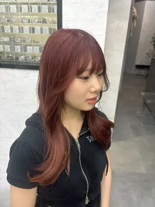 セミロング Lay/カラーリスト Myuukaのヘアスタイル