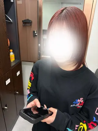 髪質改善/縮毛矯正 堂下寧音のヘアスタイル