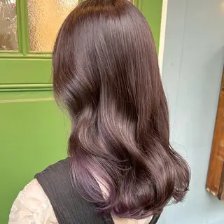 ミディアム カラー BRITS 渡辺 菜々子のヘアスタイル