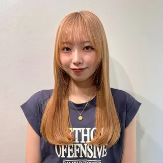 セミロング ヘアアレンジ 𝙎𝙚𝙞𝙧𝙖 ☆カット/パーマのヘアスタイル