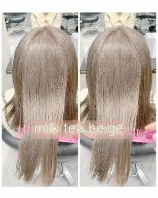 ミディアム カラー カットモデル募集 ミネのヘアスタイル