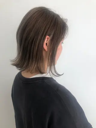 ミディアム カラー 中村 優太のヘアスタイル