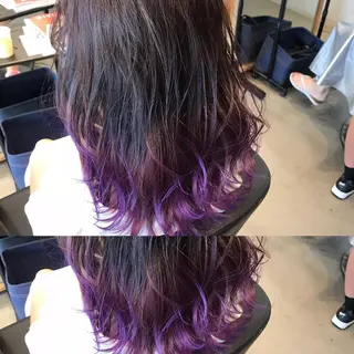 ミディアム カラー 大久保 隆蔵のヘアスタイル