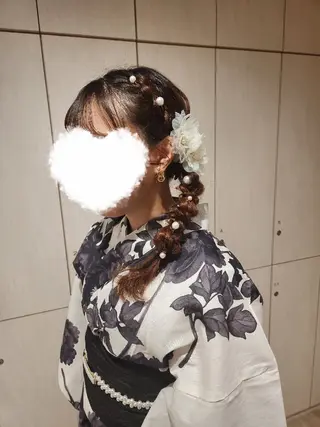 ヘアアレンジ あかね☆ヘアアレンジ /ボブ/縮毛矯正のヘアスタイル