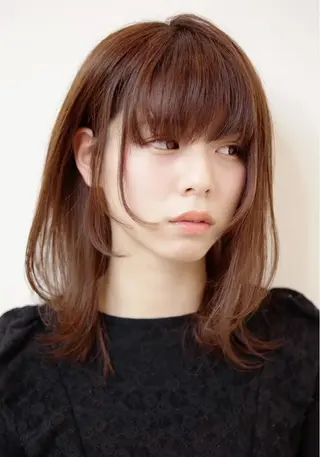 ミディアム 黒川 真伍のヘアスタイル