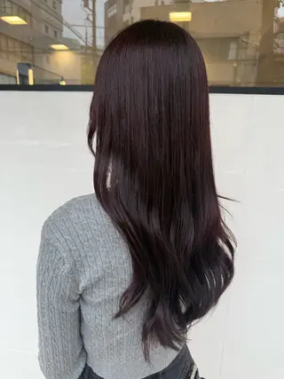 ロング カラー 舟戸 心乃のヘアスタイル
