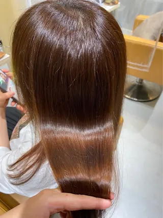 ロング 艶髪/韓国風🤍🖤 小林実央‎のヘアスタイル