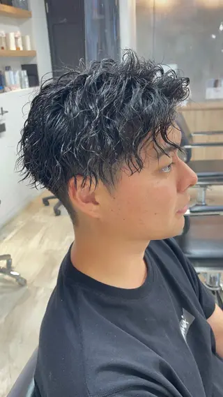 ショート パーマ 🫧似合わせカット 立川TOSHIKIのヘアスタイル