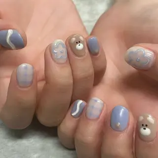 ネイル Protea きぬがわ らむのネイルデザイン