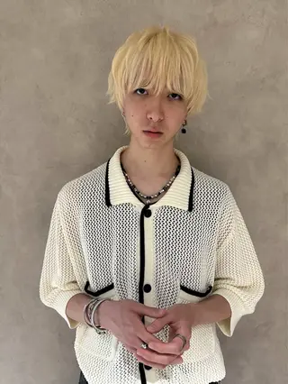 カラー メンズ 進藤 叶羽のヘアスタイル