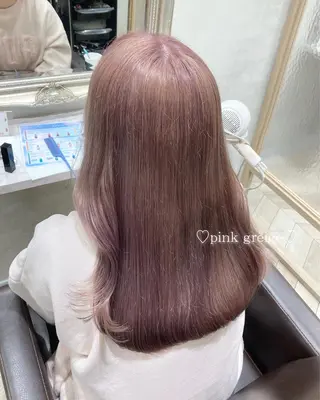 ロング カラー 菅村 緋莉🎀ガーリーヘアのヘアスタイル