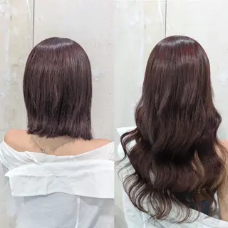 ロング カラー ヘアアレンジ EDeN Kuutoのヘアスタイル