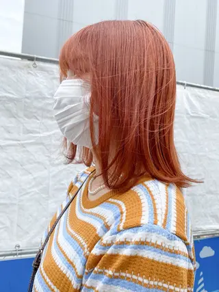 ミディアム カラー Joule銀座 石山あやのヘアスタイル