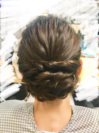 セミロング ヘアアレンジ cofy by melt所属・🍎みついじゅん🍏 ボブ指名No.1のヘアスタイル