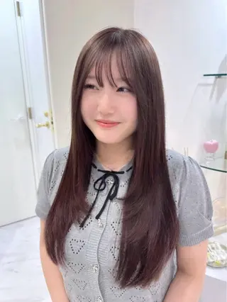 ロング カラー MONA HARUNAのヘアスタイル