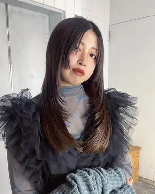 ロング ALBUM銀座‪‪ RURUKA‪‪❤︎のヘアスタイル