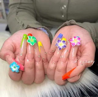 ネイル if Hair＆Nail Salon所属・IKA /海外ネイル /個性派/ワンホンのネイルデザイン