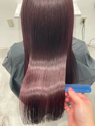 ロング カラー 髪質改善/透明感 カラー/内藤有須加のヘアスタイル