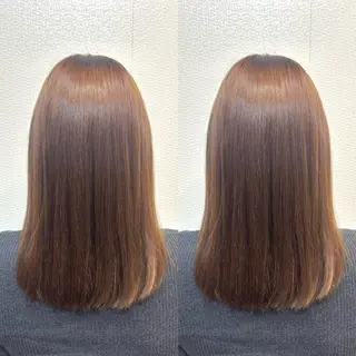 セミロング レイヤーカット✂️ 若葉のヘアスタイル