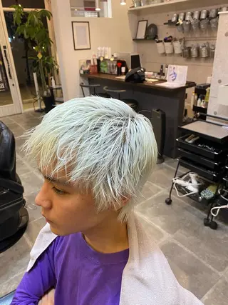 ショート カラー メンズ Cut House Shiomi所属・🔥メンズ専門🔥 Ayutoのヘアスタイル