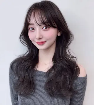 ロング 🎀mao🎀 顔周り/透明感カラーのマツエク・マツパデザイン