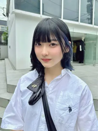 ミディアム カラー ayaka♡ 柔らかカラーのヘアスタイル