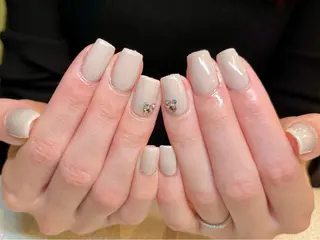 ショート カラー ネイル ネイルサロン リリーブランシュ所属・森 瑞紀のネイルデザイン