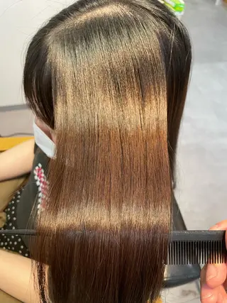 ミディアム Lei hair&relax所属・加留部 節のヘアスタイル