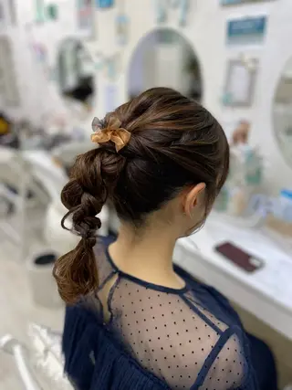 ロング 六本木/ヘアセット /hairmakeのヘアスタイル