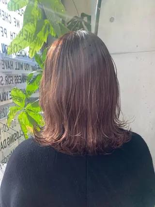 ミディアム ボブ/ベージュ/ パーマ🪿近森ゆいのヘアスタイル