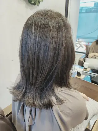 カラー セミロング N°emirai溝口 MG 🌈梶谷龍吾のヘアスタイル