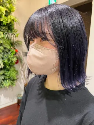 カラー OASIS AVEDA ザ・ペニンシュラ東京所属・OASISAVEDA 真生のヘアスタイル